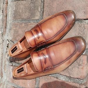 Magnanni Ramiro II brown penny loafer
